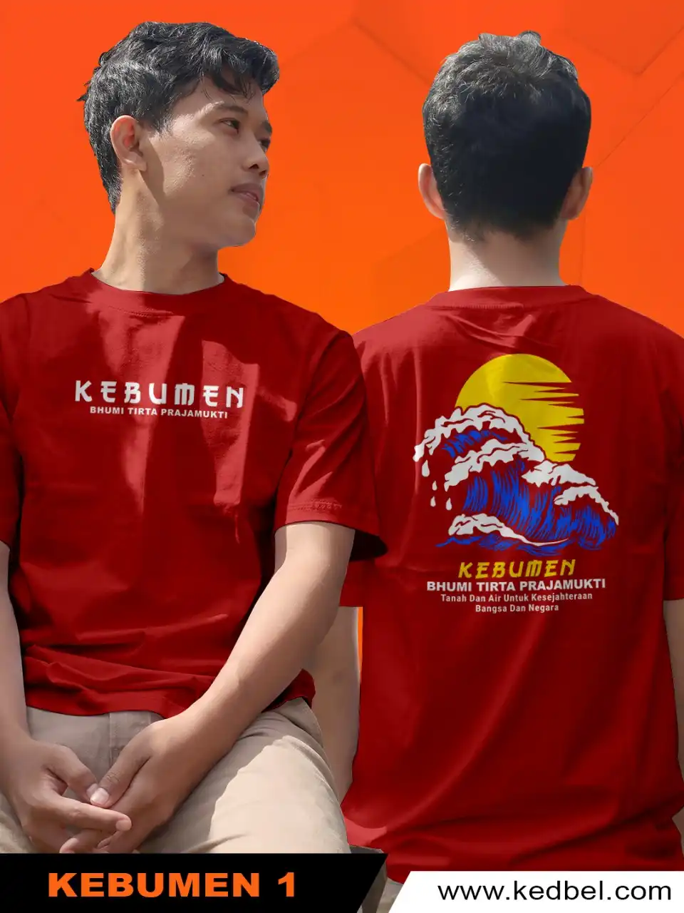 Kaos Kebumen Desain Pantai Menganti - Gambar 5